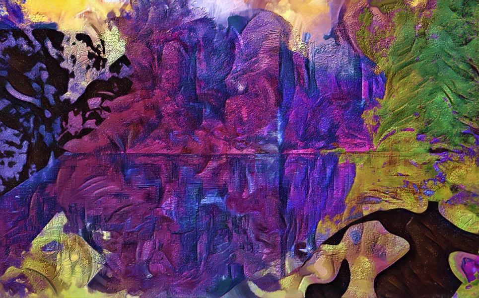 Violet sky av Bastian Vogt Lønli