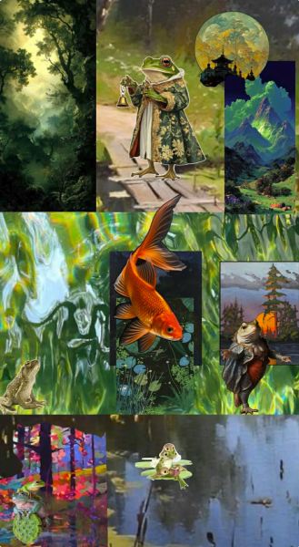 Collage av Main Liz Vogt